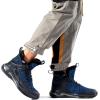imageSYLPHID Steel Toe Boots for Men Safety Shoes for Women Work Sneakers Slip ResistantAl66blue