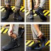 imageSYLPHID Steel Toe Boots for Men Safety Shoes for Women Work Sneakers Slip ResistantAl66green