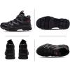 imageSYLPHID Steel Toe Boots for Men Safety Shoes for Women Work Sneakers Slip ResistantAl75black