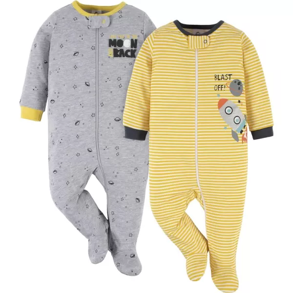 Grey Blast Off and Space