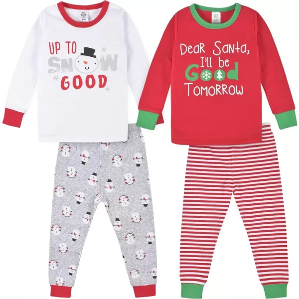 Snowman Santa Red White