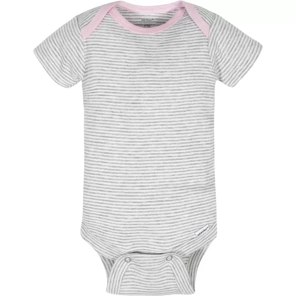 Gerber baby-girls 8-pack Short Sleeve Onesies Bodysuits