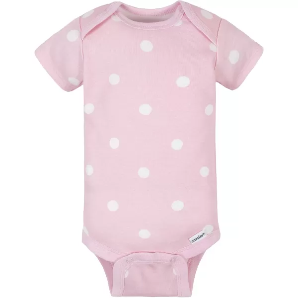 Gerber baby-girls 8-pack Short Sleeve Onesies Bodysuits