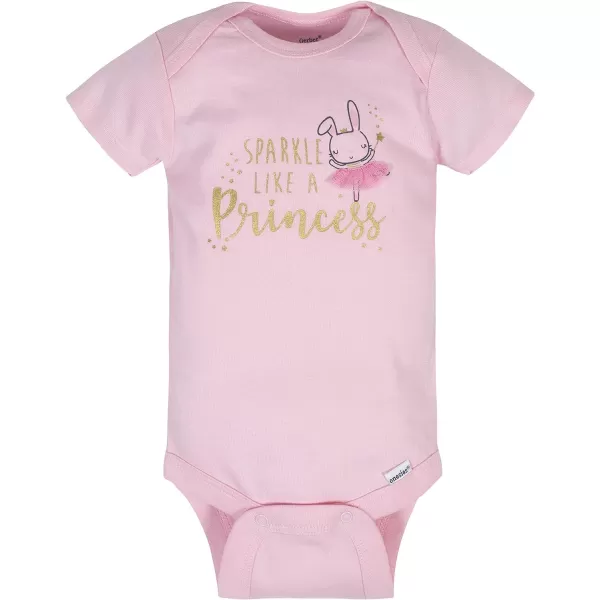 Gerber baby-girls 8-pack Short Sleeve Onesies Bodysuits