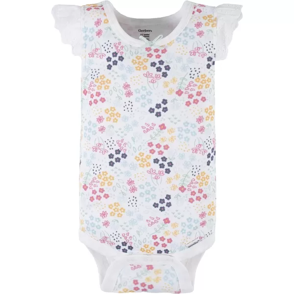 Gerber Baby Girls Multi-Pack Sleeveless Onesies Bodysuit