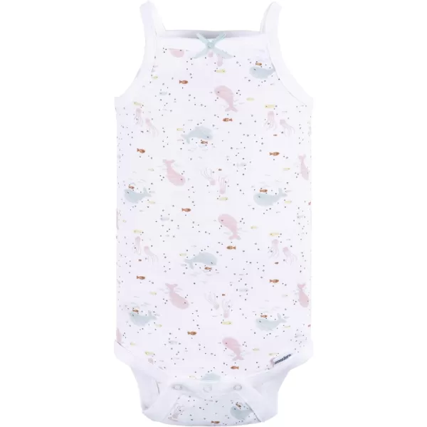 Gerber Baby Girls Multi-Pack Sleeveless Onesies Bodysuit