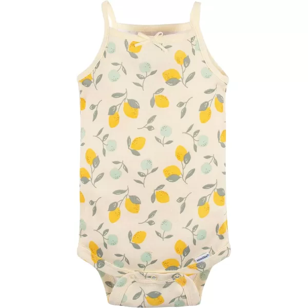 Gerber Baby Girls Multi-Pack Sleeveless Onesies Bodysuit