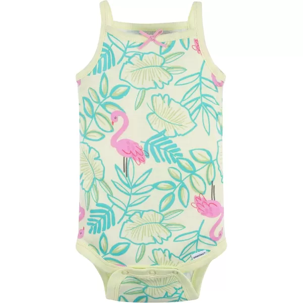 Gerber Baby Girls Multi-Pack Sleeveless Onesies Bodysuit