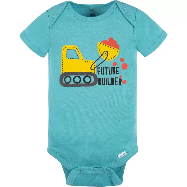 Gerber baby-boys 4-pack Short Sleeve Onesies Bodysuits