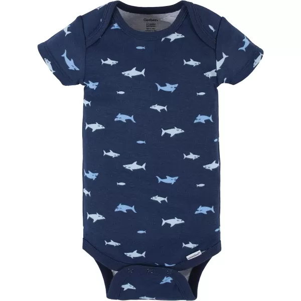 Gerber baby-boys 4-pack Short Sleeve Onesies Bodysuits