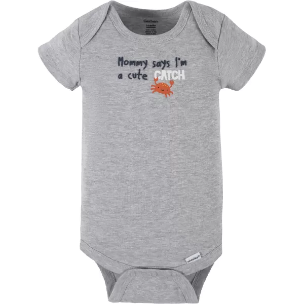 Gerber baby-boys 4-pack Short Sleeve Onesies Bodysuits