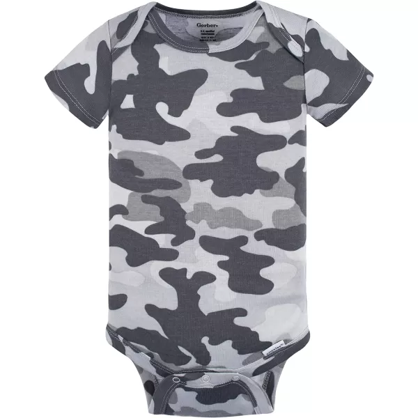 Gerber baby-boys 4-pack Short Sleeve Onesies Bodysuits