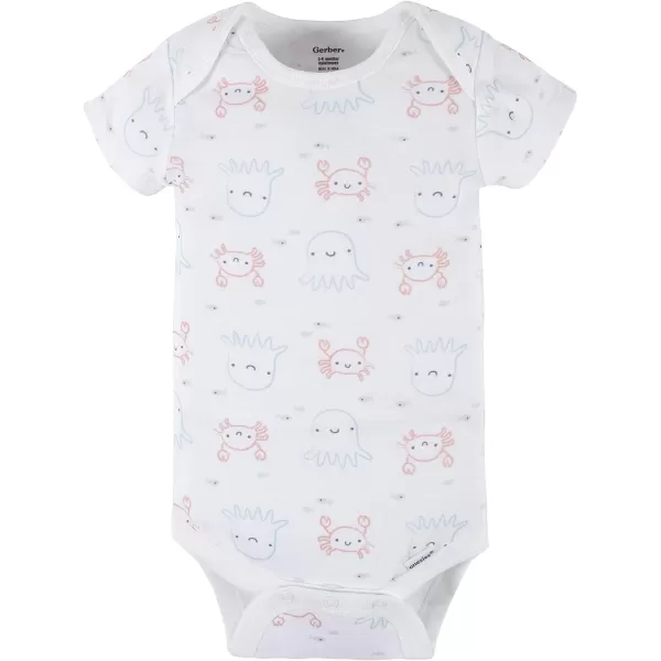 Gerber baby-boys 4-pack Short Sleeve Onesies Bodysuits