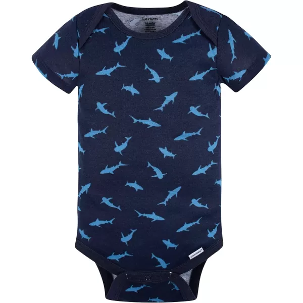 Gerber baby-boys 4-pack Short Sleeve Onesies Bodysuits