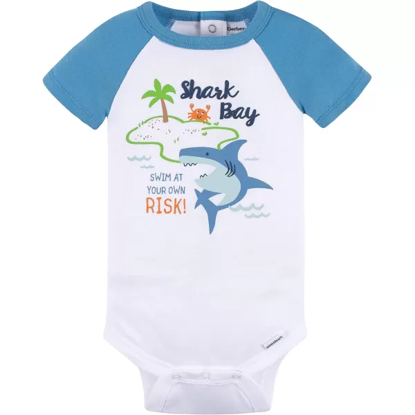 Gerber baby-boys 4-pack Short Sleeve Onesies Bodysuits