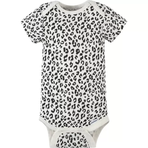 Gerber baby-girls 4-pack Short Sleeve Onesies Bodysuits