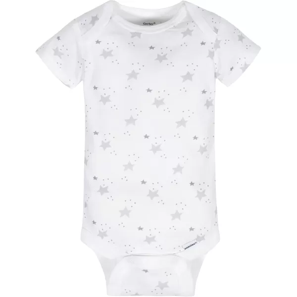 Gerber unisex-baby 8-pack Short Sleeve Onesies Bodysuits