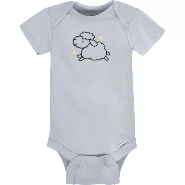 Gerber unisex-baby 8-pack Short Sleeve Onesies Bodysuits