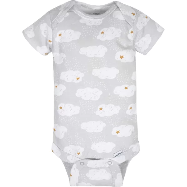 Gerber unisex-baby 8-pack Short Sleeve Onesies Bodysuits