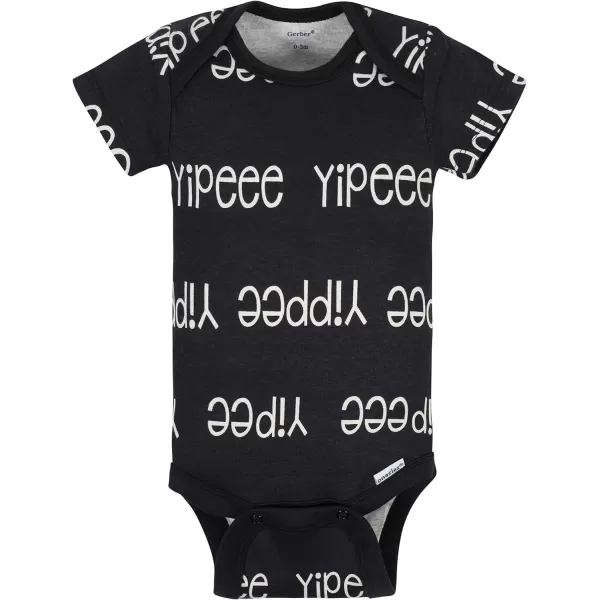 Grow by Gerber baby-girls 5-pack Short-sleeve Onesies Bodysuits