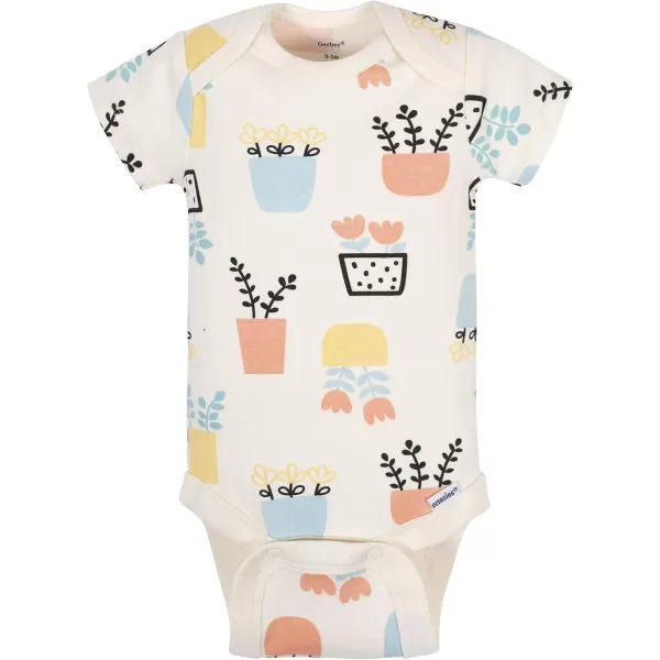Grow by Gerber baby-girls 5-pack Short-sleeve Onesies Bodysuits