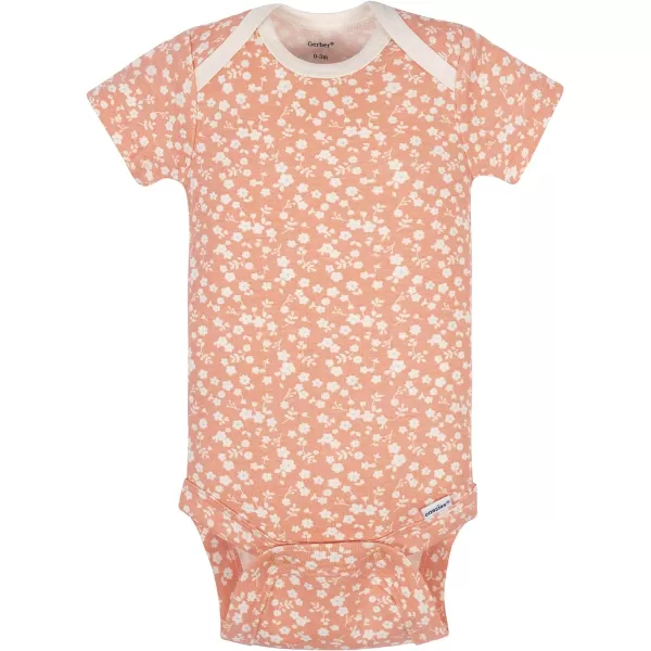 Grow by Gerber baby-girls 5-pack Short-sleeve Onesies Bodysuits