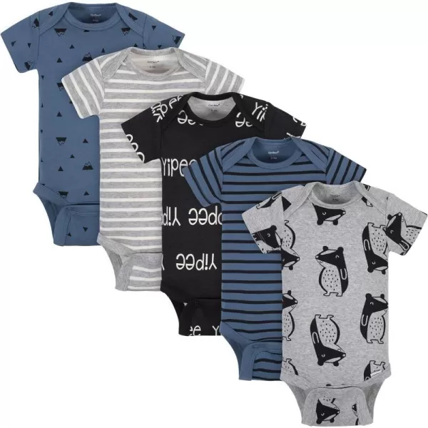Grow by Gerber baby-girls 5-pack Short-sleeve Onesies Bodysuits