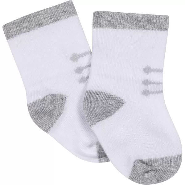 Gerber Baby 8-Pack Wiggle-Proof Jersey Crew Socks