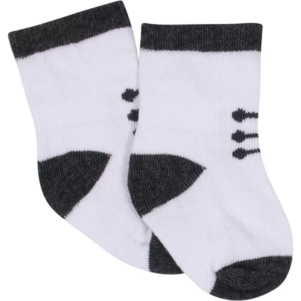 Gerber Baby 8-Pack Wiggle-Proof Jersey Crew Socks