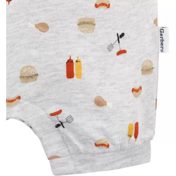 Gerber Baby Boys' Cotton Polo Romper