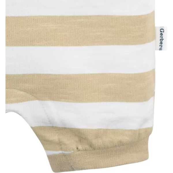 Gerber Baby Boys Cotton Polo RomperRomper