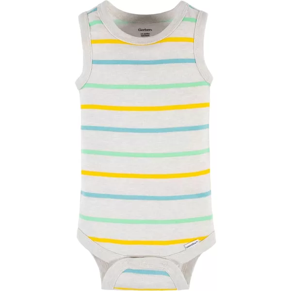 Gerber Baby Boys Multi-Pack Sleeveless Onesies Bodysuit