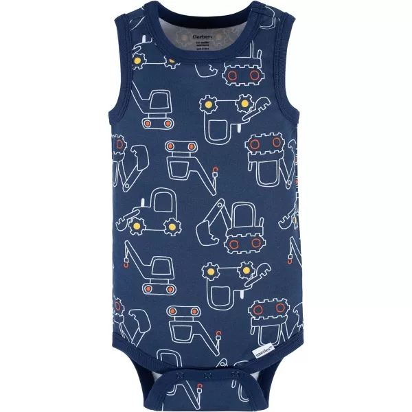 Gerber Baby Boys Multi-Pack Sleeveless Onesies Bodysuit