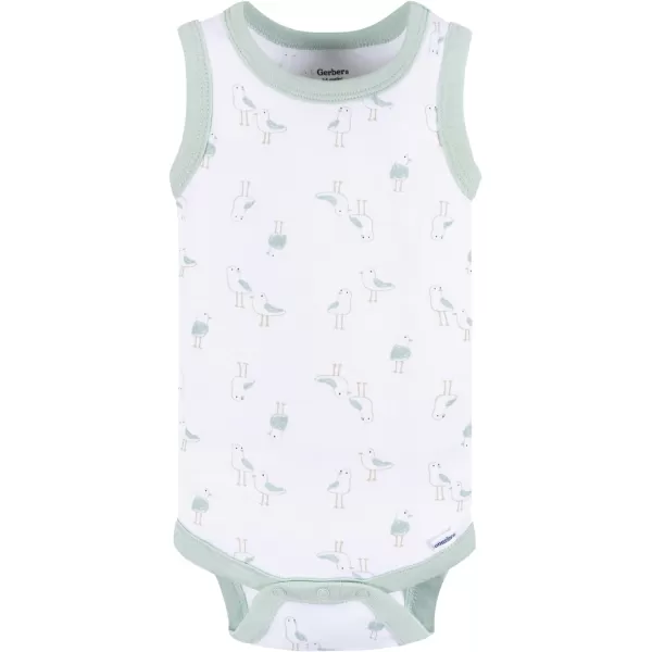 Gerber Baby Boys Multi-Pack Sleeveless Onesies Bodysuit