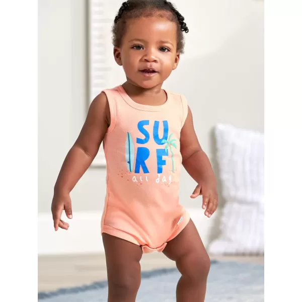 Gerber Baby Boys Multi-Pack Sleeveless Onesies Bodysuit