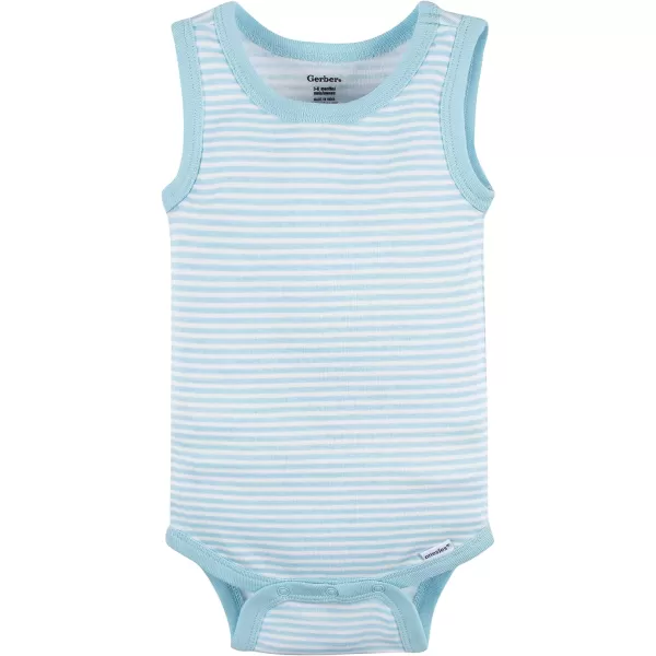 Gerber Baby Boys Multi-Pack Sleeveless Onesies Bodysuit