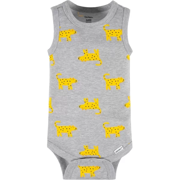 Gerber Baby Boys Multi-Pack Sleeveless Onesies Bodysuit