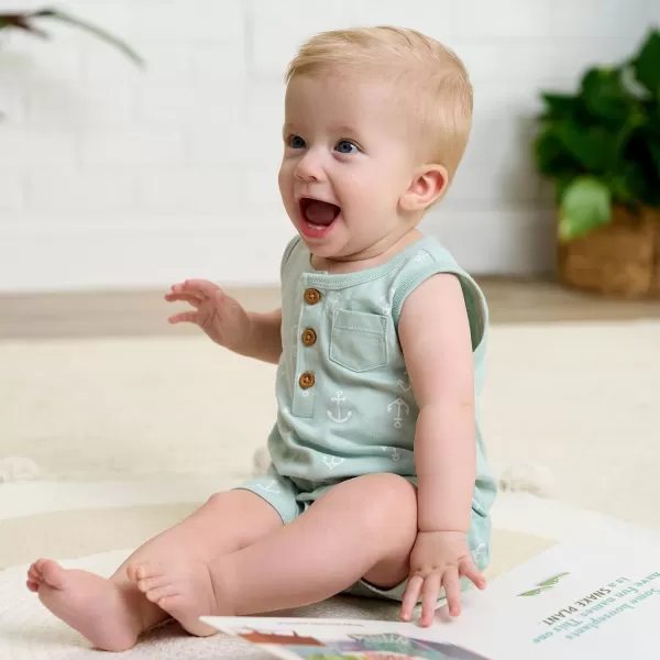 Gerber Baby Boys Short Leg and Long Leg Romper SetRomper