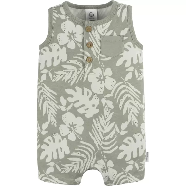 Gerber Baby Boys Short Leg and Long Leg Romper SetRomper