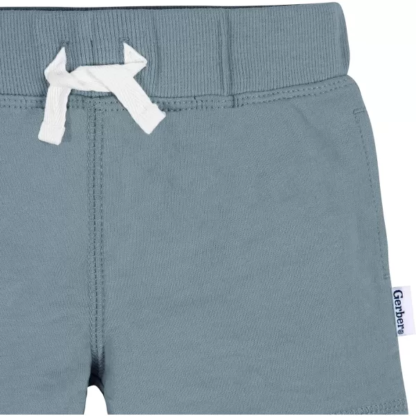 Gerber Baby Boys' Toddler 3-Pack Pull-on Knit Shorts