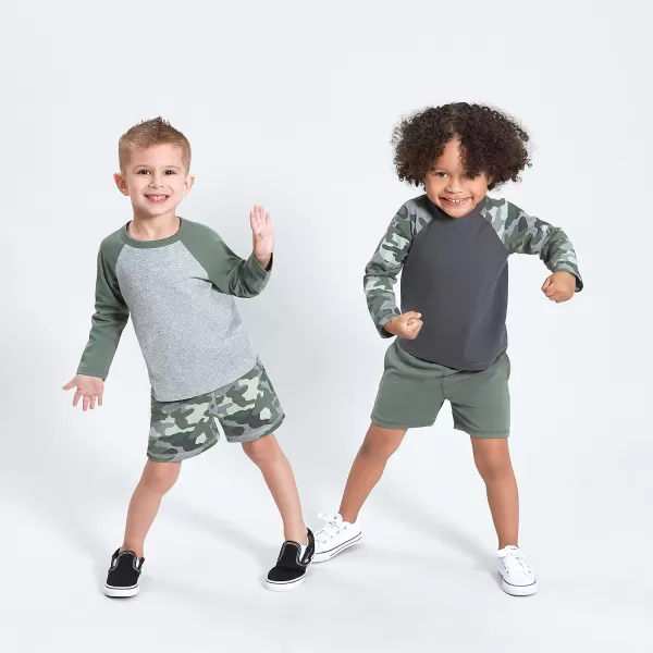 Gerber Baby Boys' Toddler 3-Pack Pull-on Knit Shorts