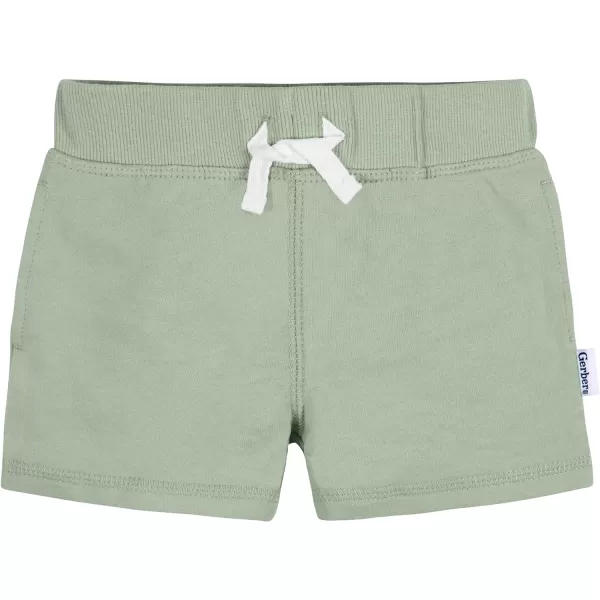 Gerber Baby Boys' Toddler 3-Pack Pull-on Knit Shorts
