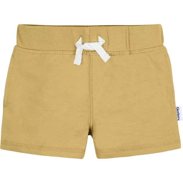 Gerber Baby Boys' Toddler 3-Pack Pull-on Knit Shorts