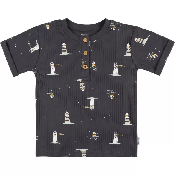 Gerber Baby Boys' Toddler 3-Pack Short Sleeve Pocket Tees