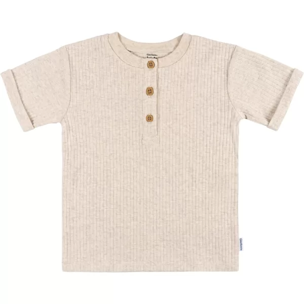 Gerber Baby Boys' Toddler 3-Pack Short Sleeve Pocket Tees