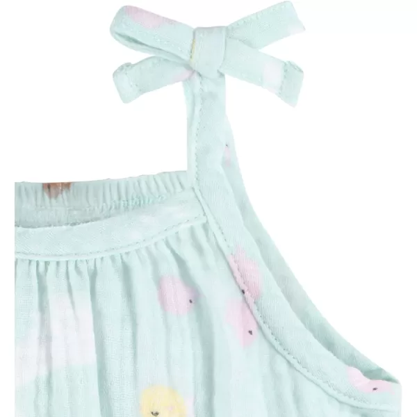 Gerber Baby Girls Gauze Sleeveless RomperGauze Romper