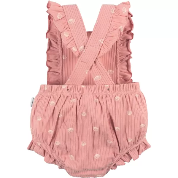 Gerber Baby Girls Sleeveless Ruffle Romper