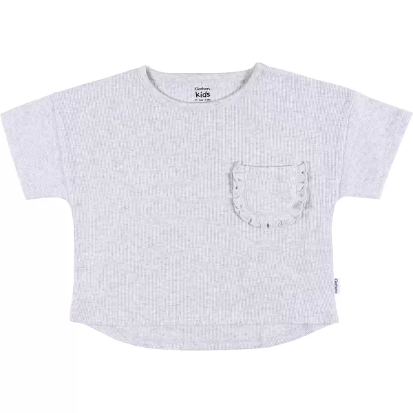 Gerber Baby Girls' Toddler 3-Pack Short Sleeve Tees