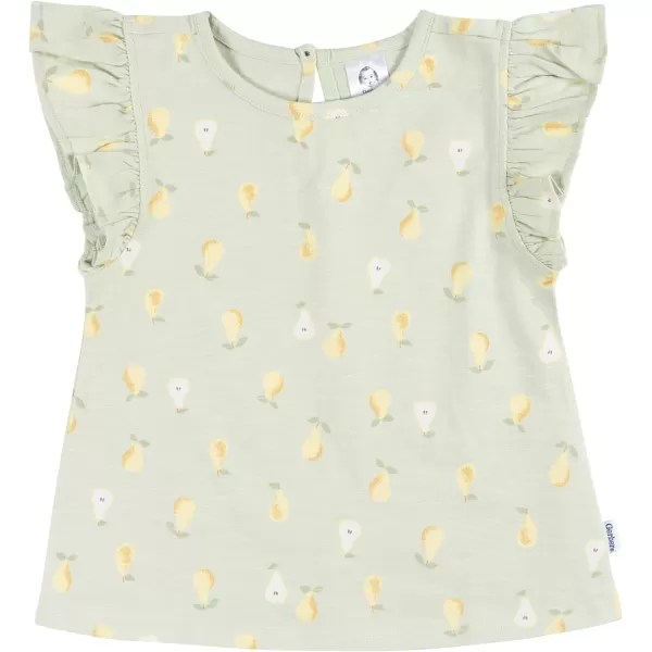 Gerber Baby Girls' Toddler 3-Pack Short Sleeve Tees