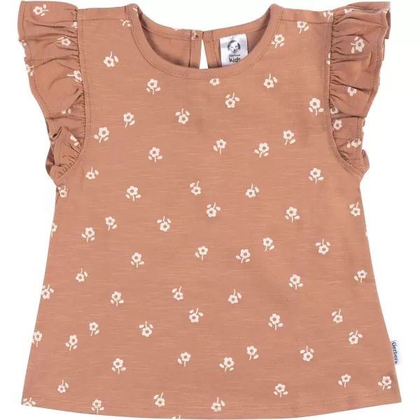 Gerber Baby Girls' Toddler 3-Pack Short Sleeve Tees